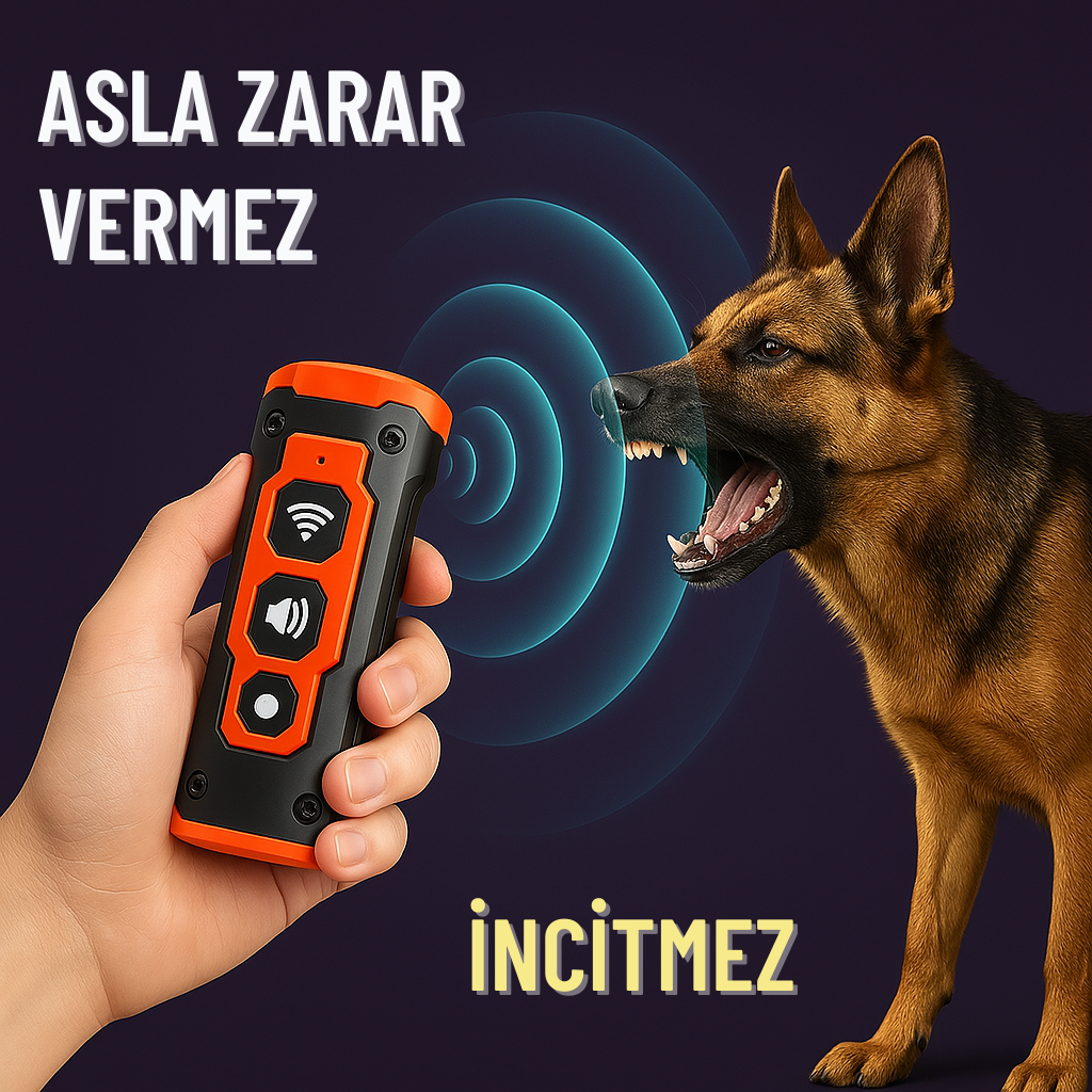 Ultrasonik Köpek Kovucu ve Eğitici Cihaz