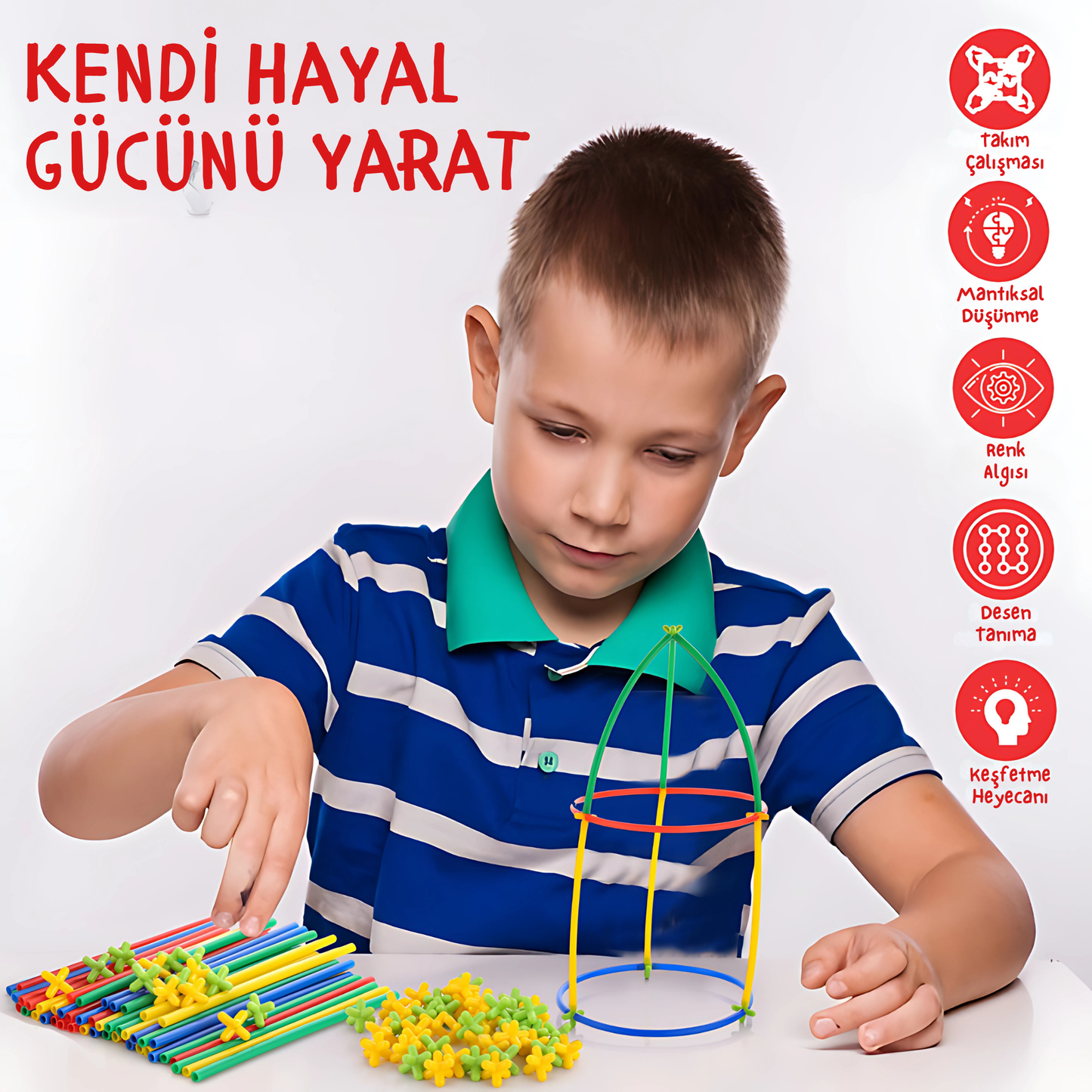 Düşün & Yap Yaratıcı Tasarım Seti - 300 Parça