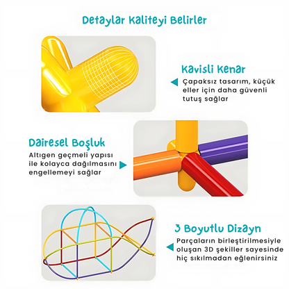 Düşün & Yap Yaratıcı Tasarım Seti - 300 Parça